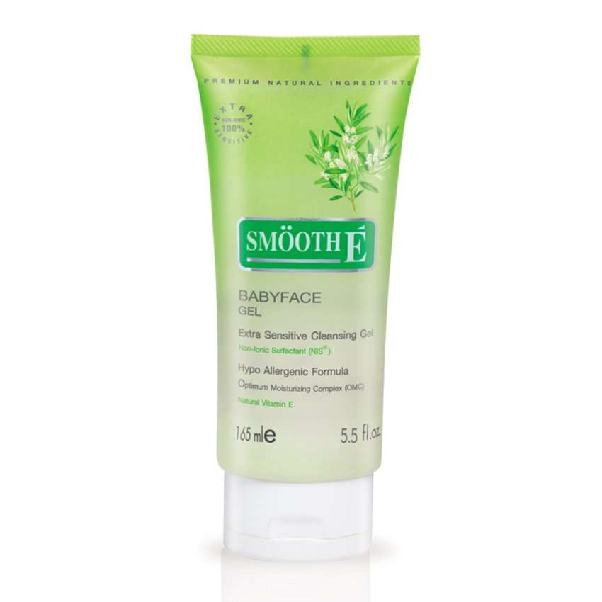 เจลล้างหน้าที่ดีที่สุด Smooth E Babyface Gel