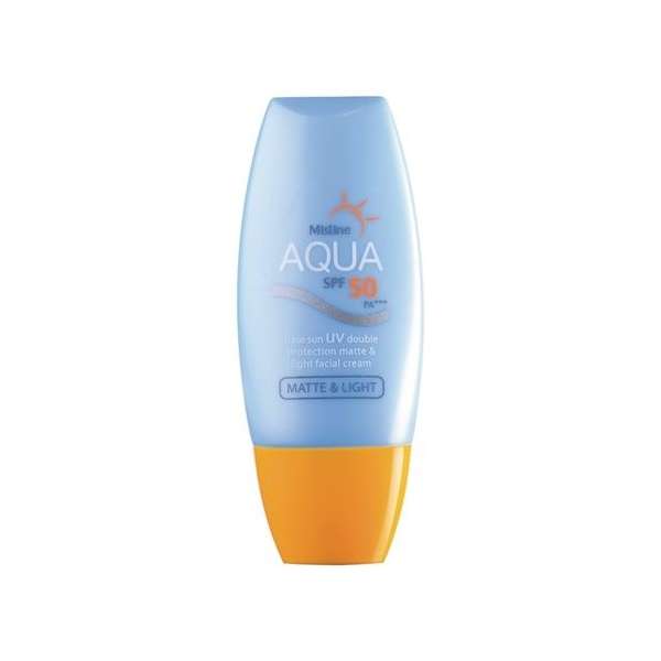 ครีมกันแดดทาหน้า Mistine Aqua Matte & Light SPF50+