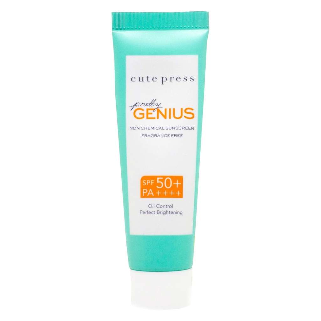 ครีมกันแดดขั้นเทพ Cute Press Pretty Genius SunScreen SPF50+