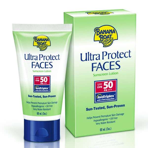 ครีมกันแดดทาหน้า Banana Boat Ultra Protect Faces SPF50+