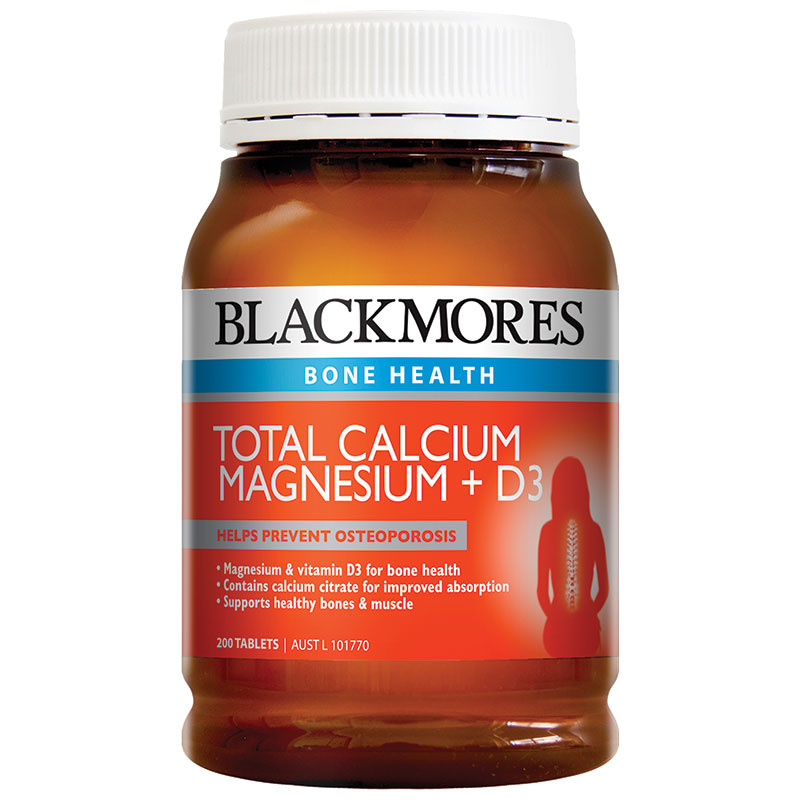 อาหารเสริม หลับลึก Blackmores Total Calcium & Magnesium