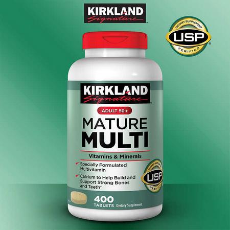 Kirkland Mature Multi Adults 50+ Vitamins & Minerals