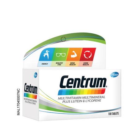ยาวิตามินรวม Centrum Multivitamin Minerals Supplement