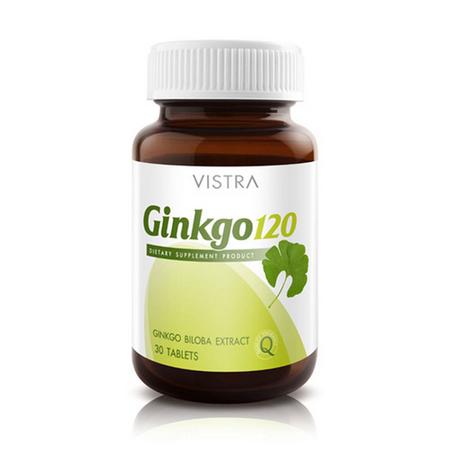 อาหารเสริมบำรุงร่างกาย Vistra Ginko 120